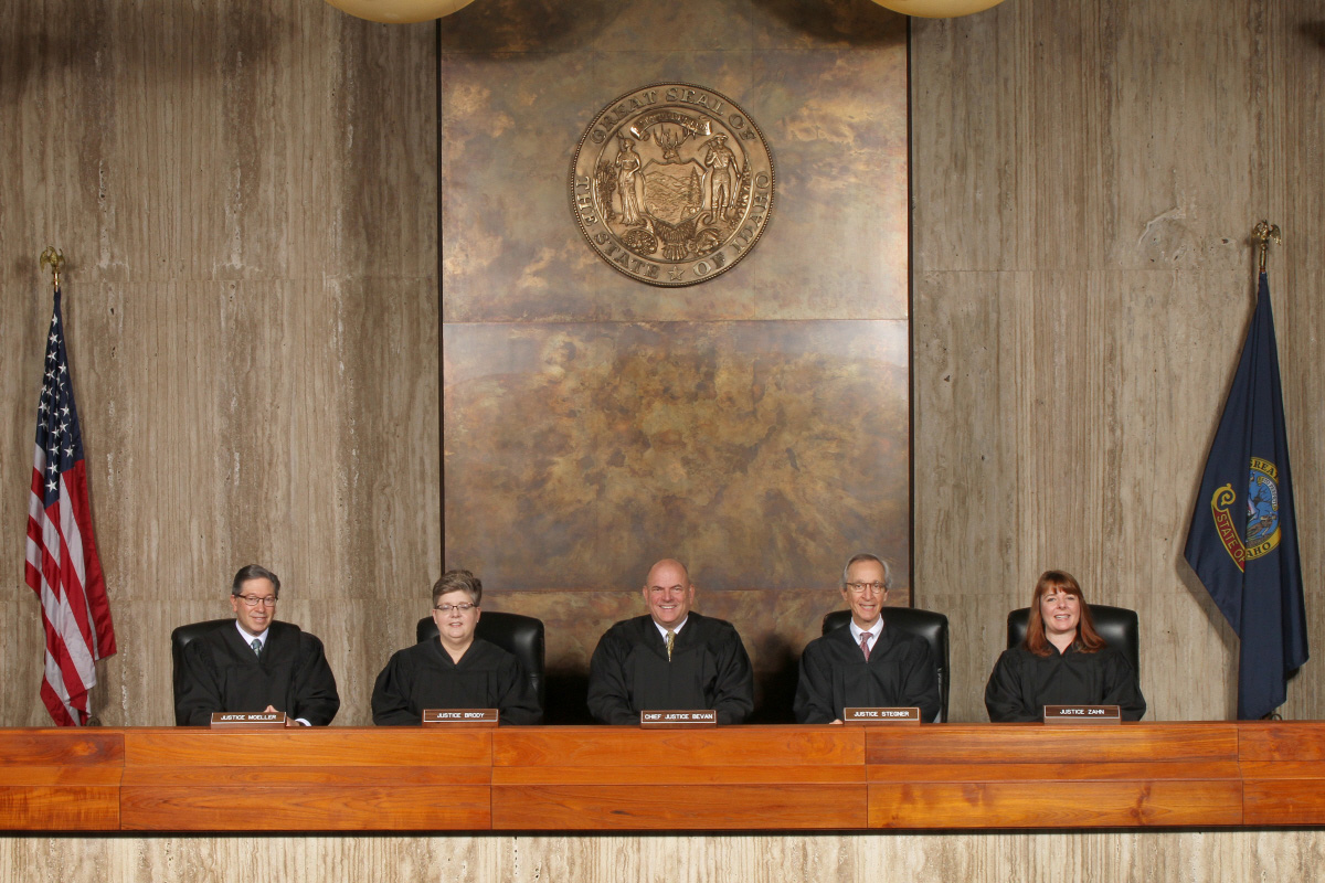 Members of the Idaho Supreme Court in 2022